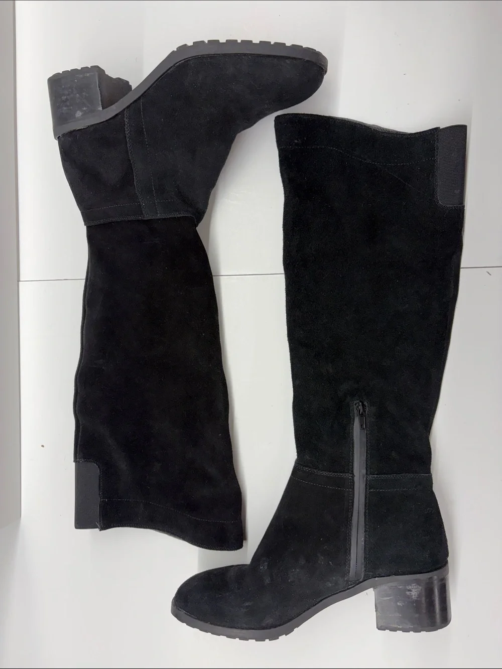 Used Blondo Waterproof Women’s Classic Black Suede Knee-High Boots Size 9.5